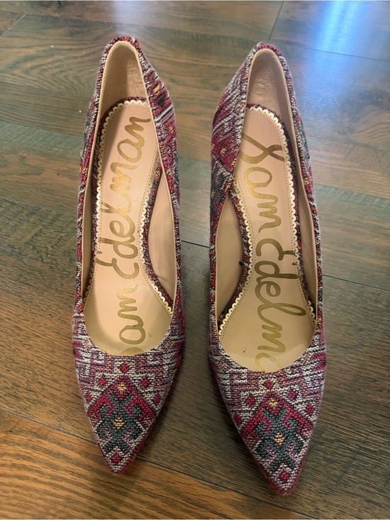 Sam Edelman Shoes - Sam Edelman Hazel Navajo Weave Stiletto Heels Aztec Western Size 11